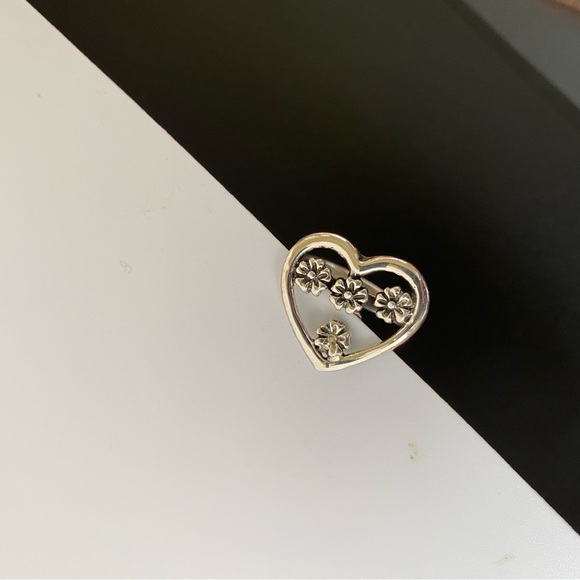 Solid 925 Sterling Silver Heart Ring from Mexico/ Anillo Plata Ley 925 Mexicana - Picture 6 of 8